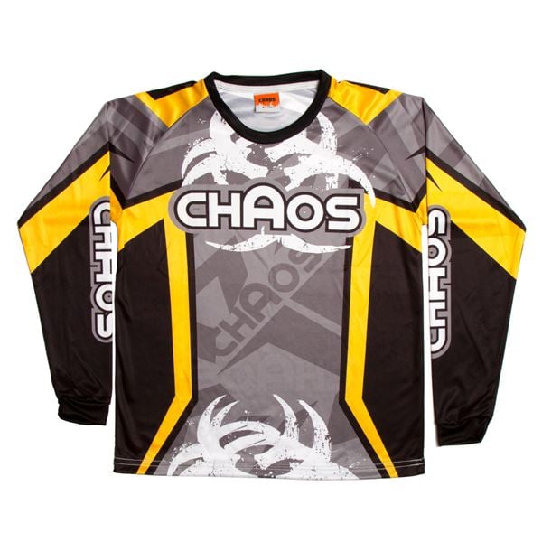 Chaos Kids Off Road Motocross Shirt Black 