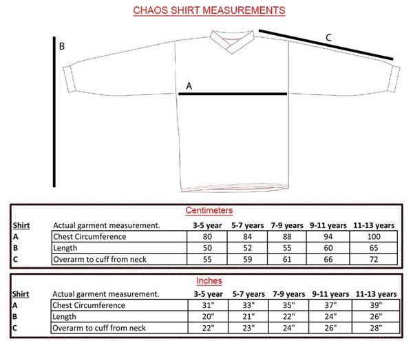 Chaos Kids Off Road Motocross Shirt Red