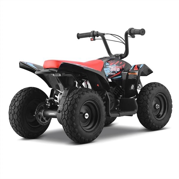 Funbikes 24v 250w Bambino Black Kids Electric Quad Bike