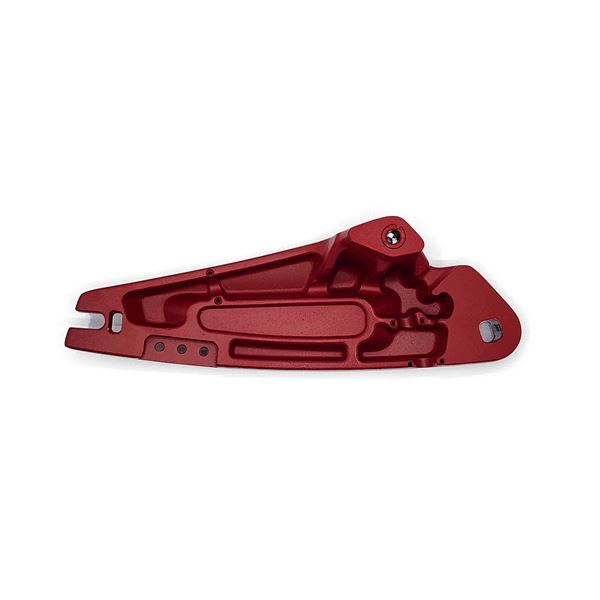 Yugen RX11 72v 3200w Electric Scooter LHS  Rear Red Suspension Arm