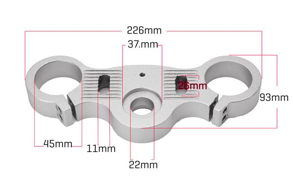 M2R KMX140 KMX160 Pit Bike 45mm Upper Fork Triple Clamp