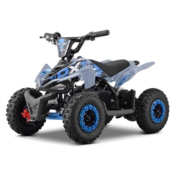 FunBikes Toxic 800w Black/Blue Kids Electric Mini Quad Bike V2