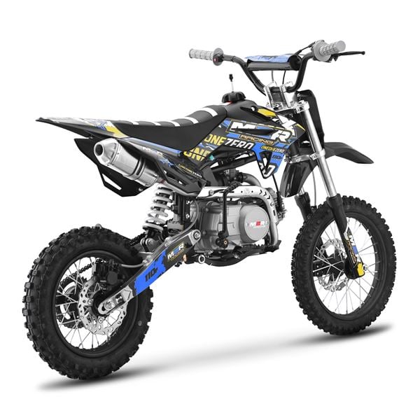 M2R Racing KX110F 110cc 14/12 76cm Blue Semi-Auto Pit Bike 2025 Model