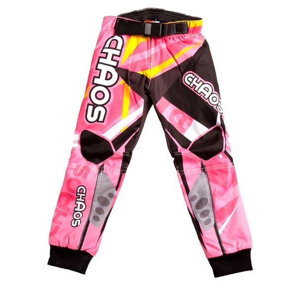 Chaos Kids Off Road Motocross Trouser Pink 