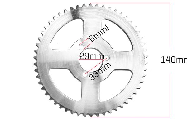 Chaos 1600 Watt Powerboard Scooter 54T Rear Sprocket