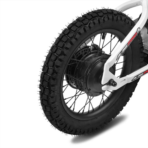 Amped A16 Pro 400w 36v 5ah Li White Kids Electric Balance Bike