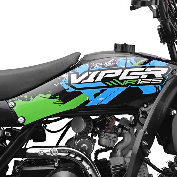 Funbikes Viper 125cc Blue Junior Petrol Quad Bike