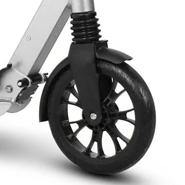 Mashed Up PREMIUM City Commuter 200mm Silver Adjustable Folding Kick Scooter