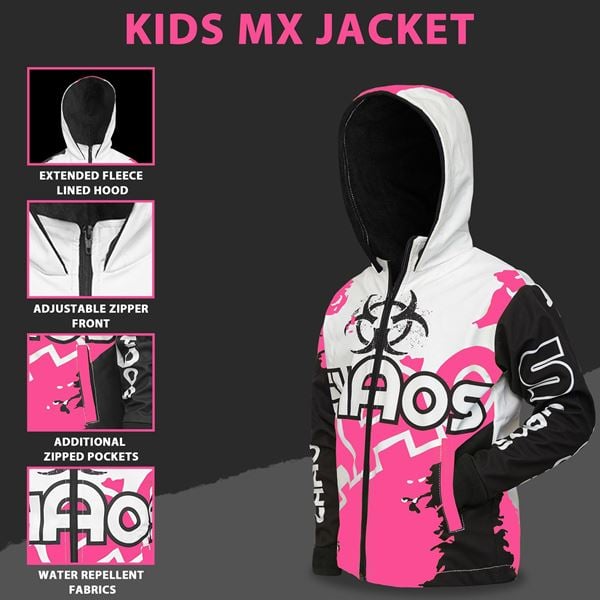 Chaos Kids Off Road Jacket Pink