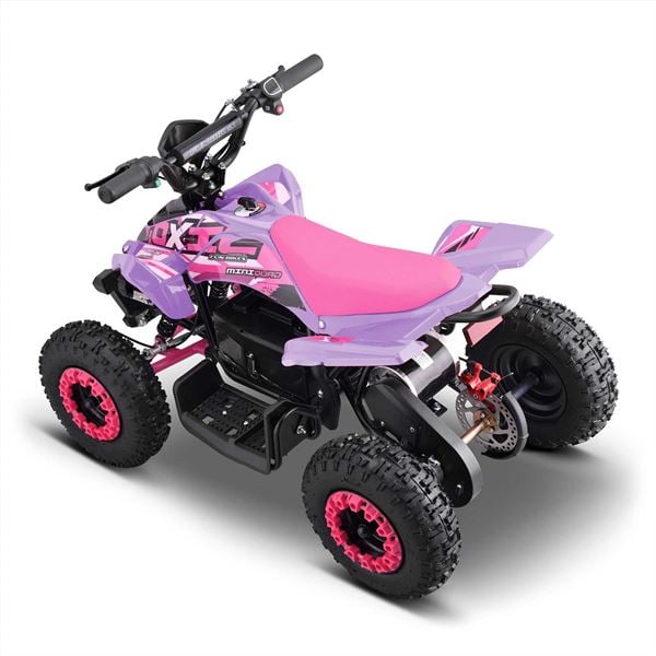 FunBikes Toxic 800w Black/Pink Kids Electric Mini Quad Bike V4