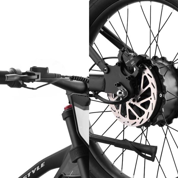 MXR Freestyle 24" 1500w 36v Li 24/24 Black MX Kids Electric Balance Bike