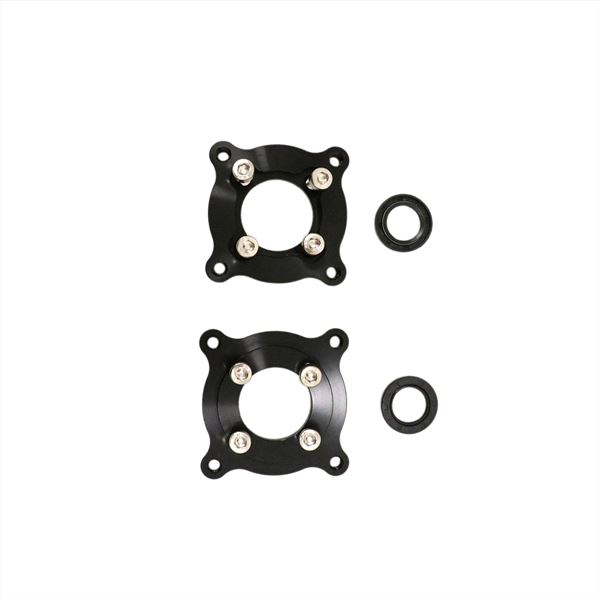 Pit Bike Black CNC Wheel Set with Kenda Tyres & SDG Hubs - 17''F / 14''R