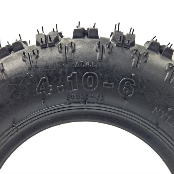 FunBikes Toxic 50cc Mini Quad V2 Front Tyre 4.10-6