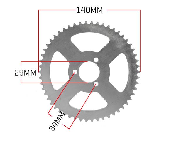 Mini Quad Petrol BIG WHEEL Rear Sprocket