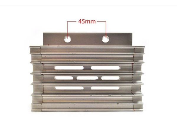 M2R RF140 S2 Pit Bike Oil Cooler - Silver