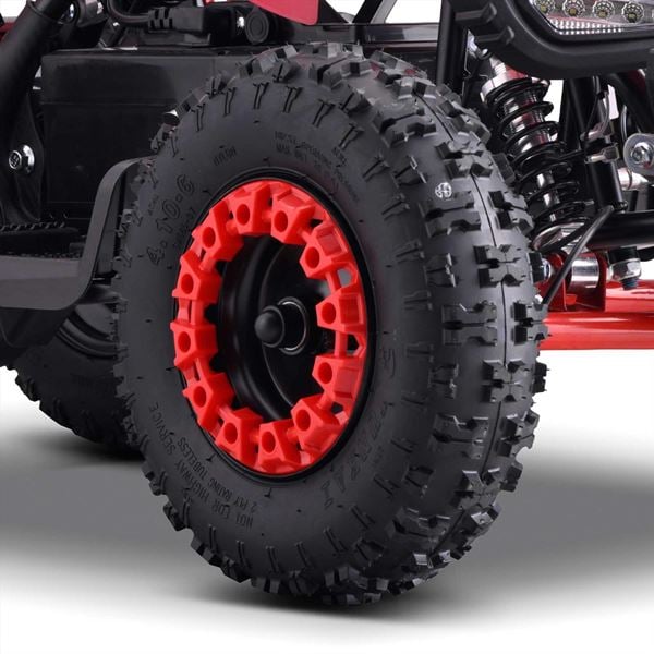 FunBikes Toxic 800w Black/Red Kids Electric Mini Quad Bike V2