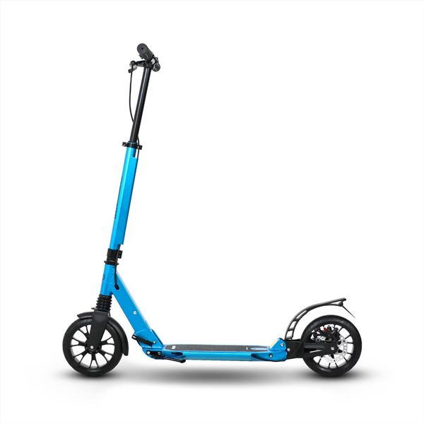 Mashed UP 200mm Folding Height Adjustable City Kick Scooter Blue