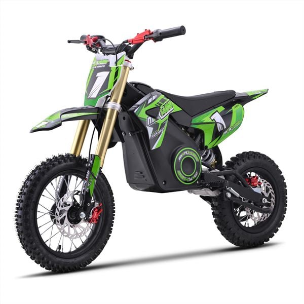 FunBikes MXR 1300w 48v Lithium Electric Motorbike 12/10 65cm Green Kids Dirt Bike