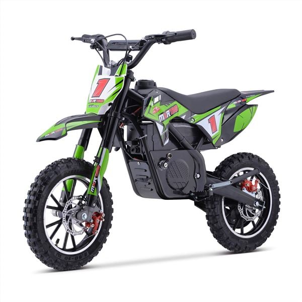 FunBikes MXR 790w Lithium Electric Motorbike 61cm Green/Black Kids Dirt Bike