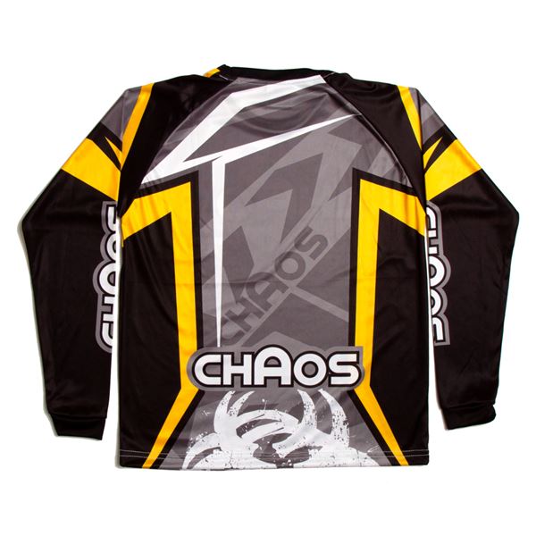 Chaos Kids Off Road Motocross Shirt Black 