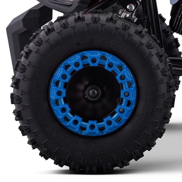 FunBikes Toxic 50cc Blue Kids Mini Petrol Quad Bike