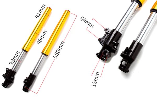 M2R 50R Fork Legs 550mm