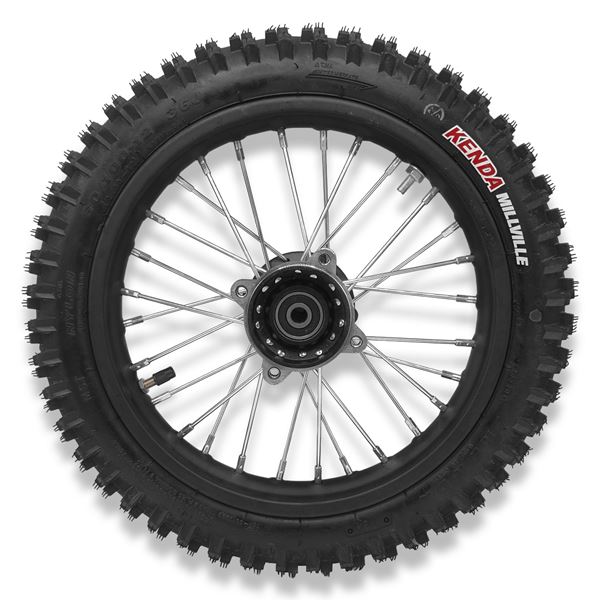 FunBikes MXR 2000w Electric Dirt Bike Complete Rear Steel Wheel Assembly