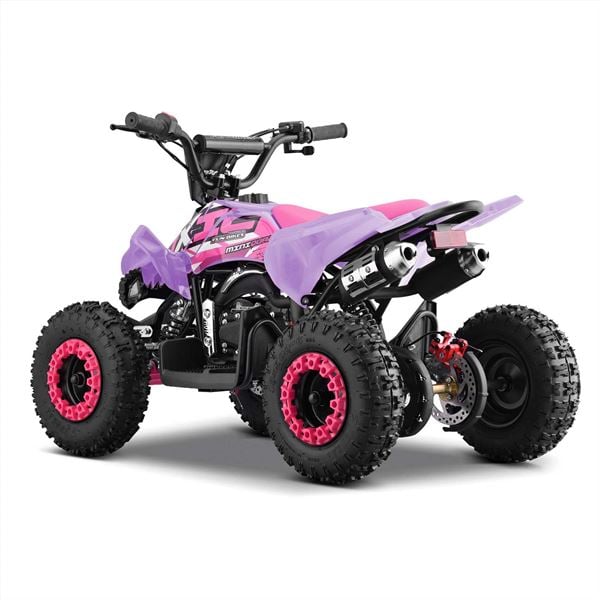 FunBikes Toxic 50cc Pink Kids Petrol Mini Quad Bike