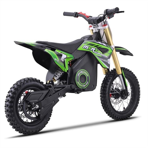 FunBikes MXR 61cm 1300w Green Electric Kids Mini Dirt Motorbike