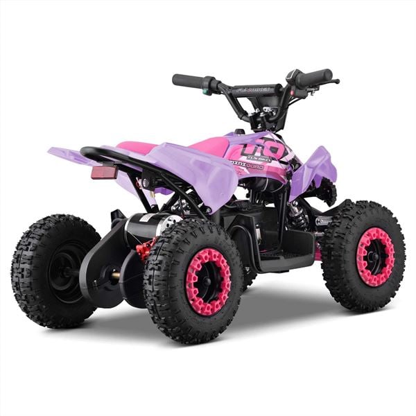 FunBikes Toxic 800w Black/Pink Kids Electric Mini Quad Bike V4