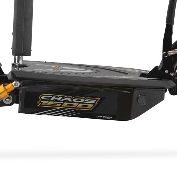 Chaos 48v 1600w Hub Drive Off Road Black Adult Electric Scooter
