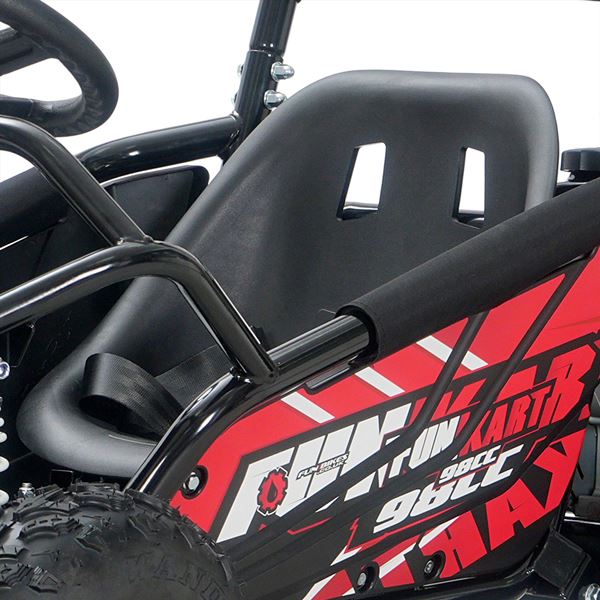 FunBikes Funkart Pro 98cc Red Kids Petrol Go Kart