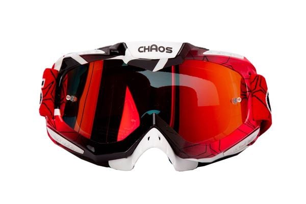 Chaos Adults MX Goggles Red
