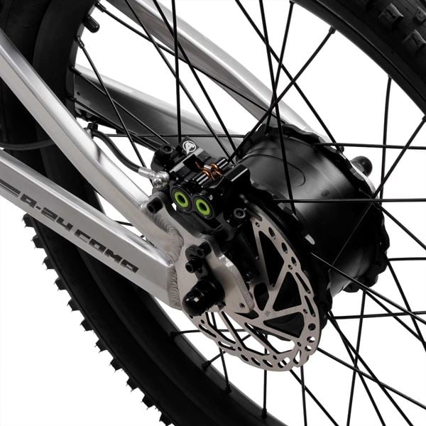 Amped A24 Comp 1500w 48v 10ah Li 24/24 Silver MX Electric Balance Bike