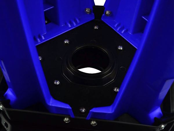 Dirt Pit Bike Pro MX Ridge Blue Stand