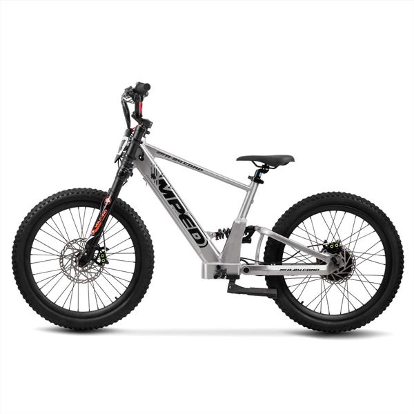 Amped A24 Comp 1500w 48v 10ah Li 24/24 Silver MX Electric Balance Bike