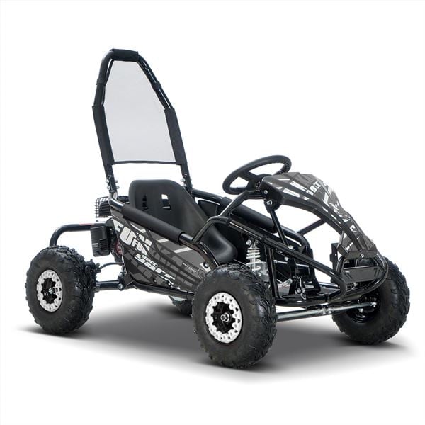 FunBikes Funkart Pro 98cc Grey Kids Petrol Go Kart