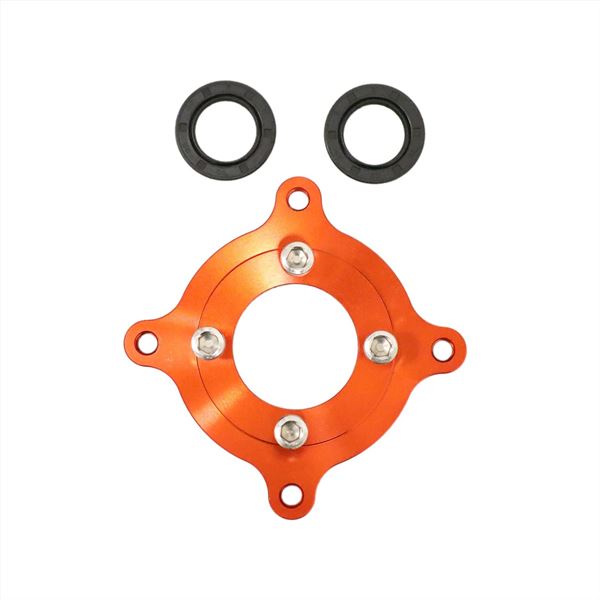 Pit Bike Orange CNC Wheel Set with Kenda Tyres & SDG Hubs - 17''F / 14''R