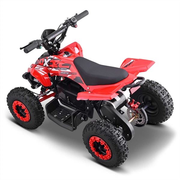 FunBikes Toxic 800w Black/Red Kids Electric Mini Quad Bike V4