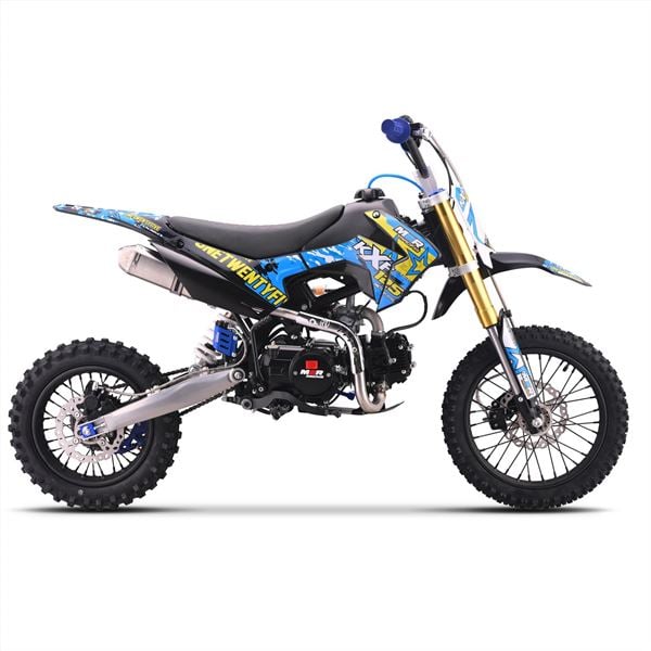 M2R Racing KXF125 120cc 14/12 76cm Black Blue Pit Bike