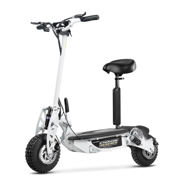 Chaos 1000w 48v SLA Electric Scooter White [IP54]