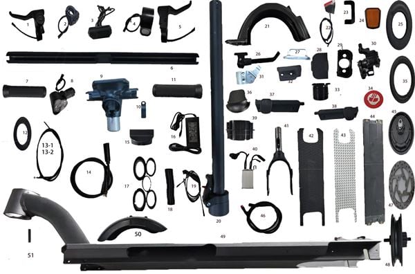 Gotrax H102 Electric Scooter Power Switch