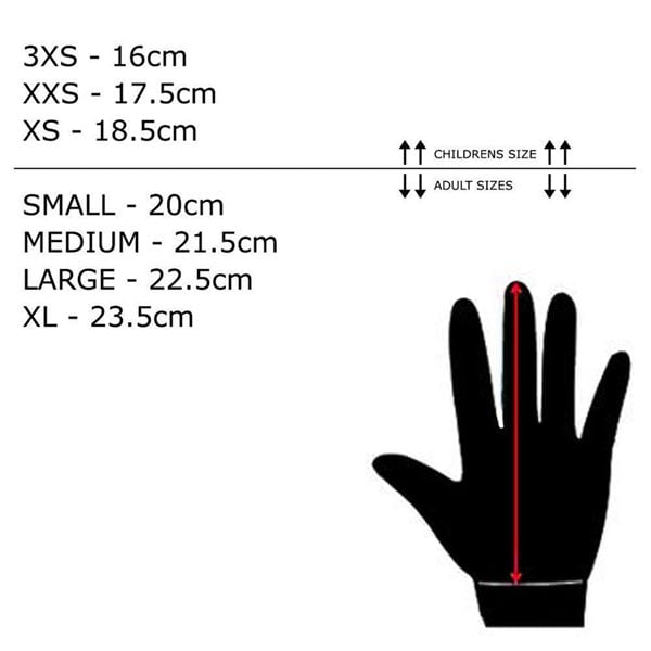Chaos Adult Motorbike Quad Bike Motocross Gloves Black