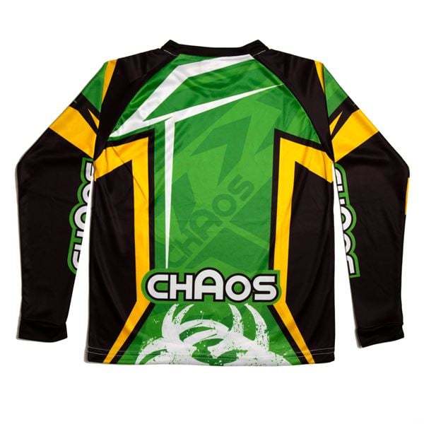 Chaos Kids Off Road Motocross Shirt Green