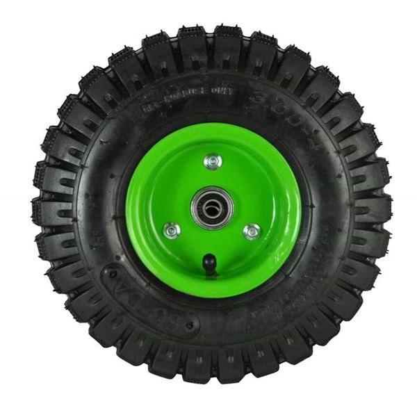 Funbikes 96 Electric Mini Quad Green Front Wheel