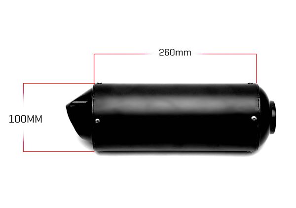 M2R 50R Rear Silencer Muffler