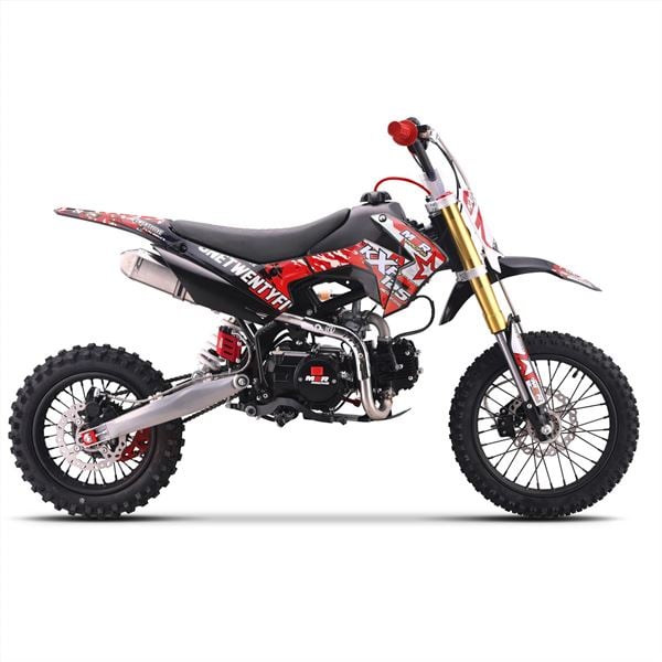 M2R Racing KXF125 120cc 14/12 76cm Black Red Pit Bike