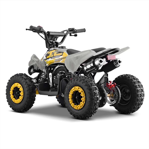 FunBikes Toxic 50cc White Kids Petrol Mini Quad Bike