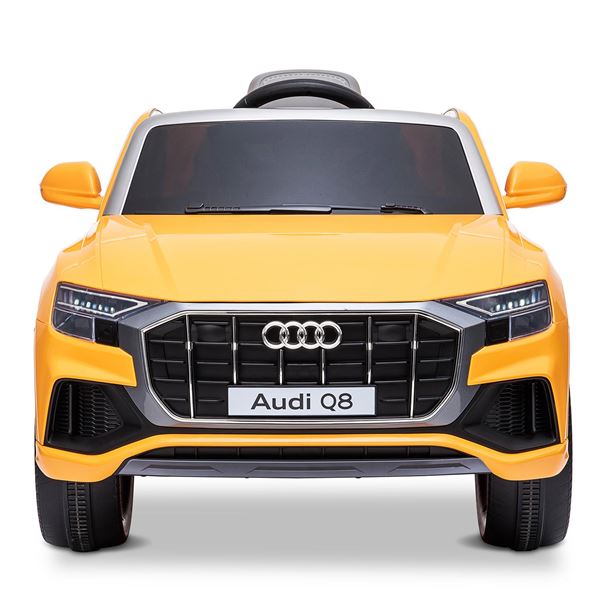 Audi Q8 Licensed 2WD 12V Battery Yellow Ride On SUV