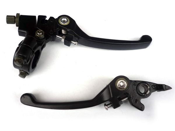 Pit Bike Folding Levers Black